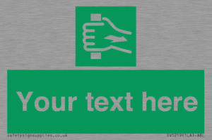 Custom Pull Bar Sign